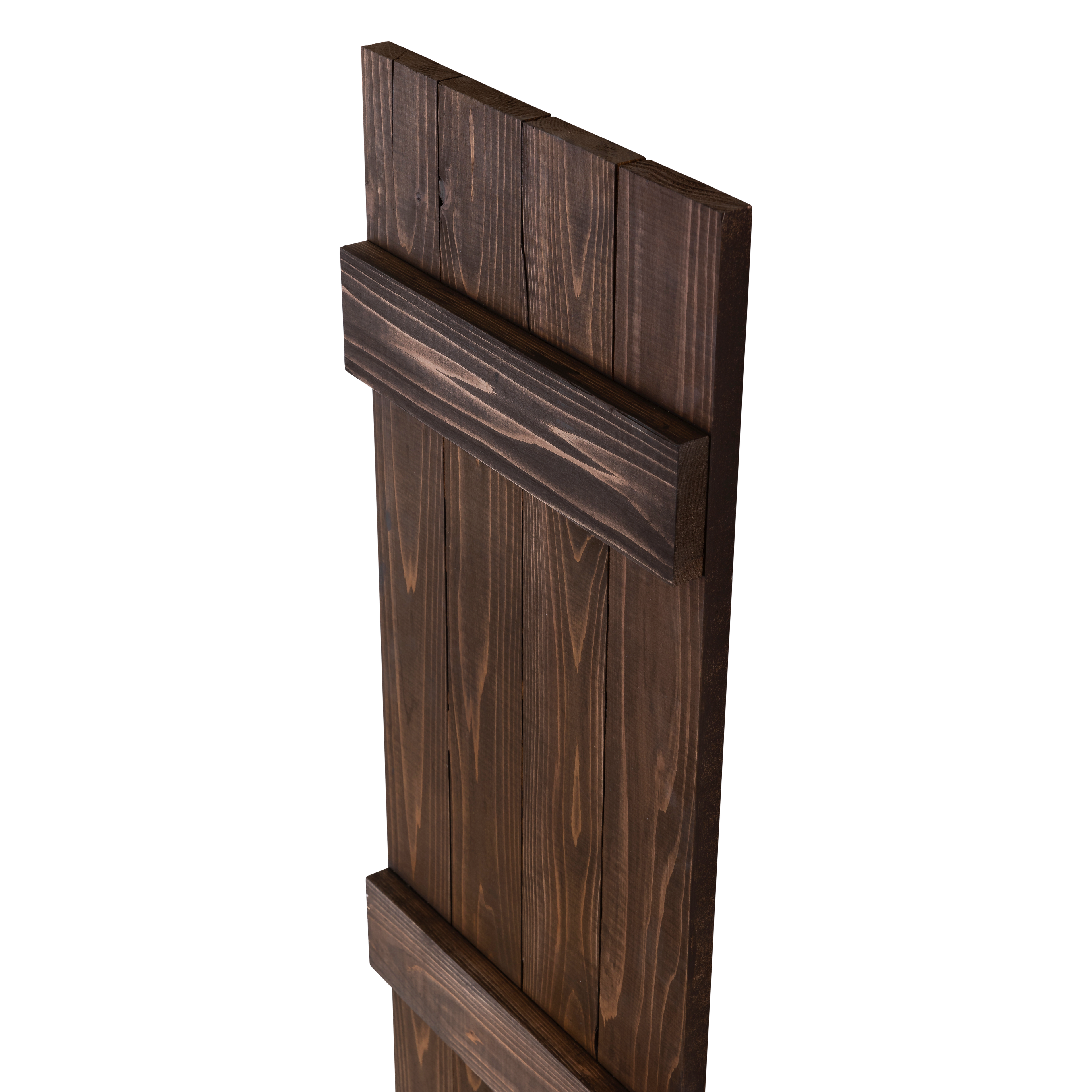 Traditional Board & Batten Exterior Wood Shutters - Cedar - Set of 2 Dogberrycollections