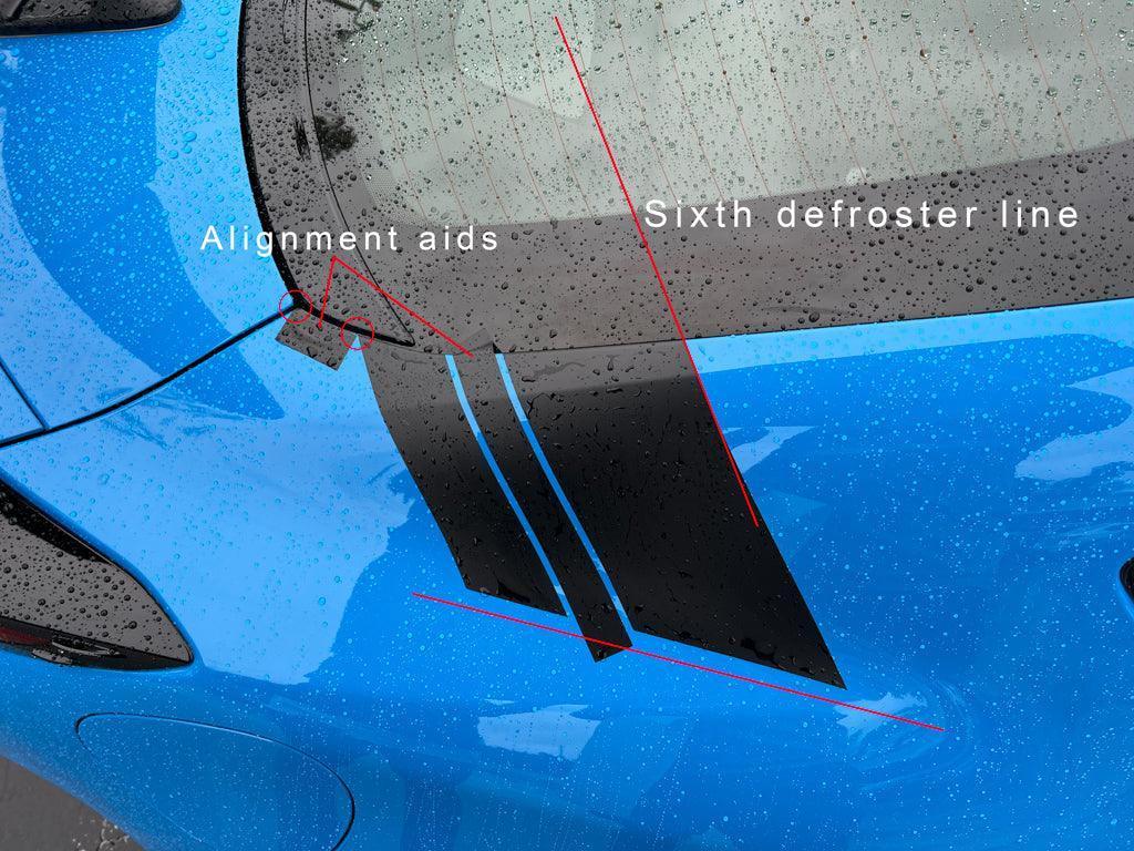 2023 Special Edition Style Rear Stripes fits 2022+ BRZ / GR86 StickerFab