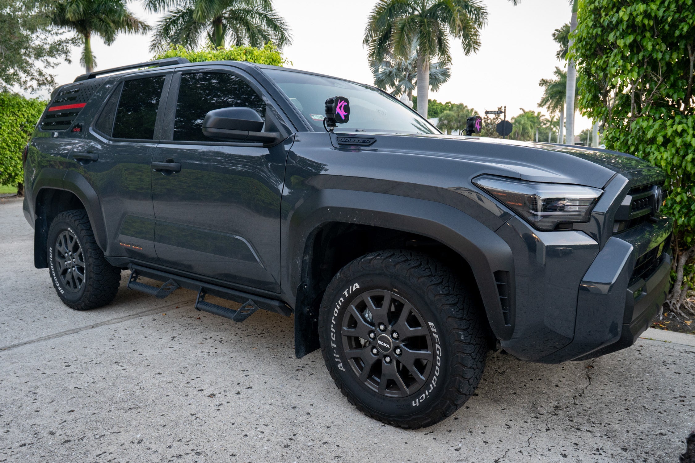 4RUNNER Hood Side Emblems - 2025+ 4Runner StickerFab