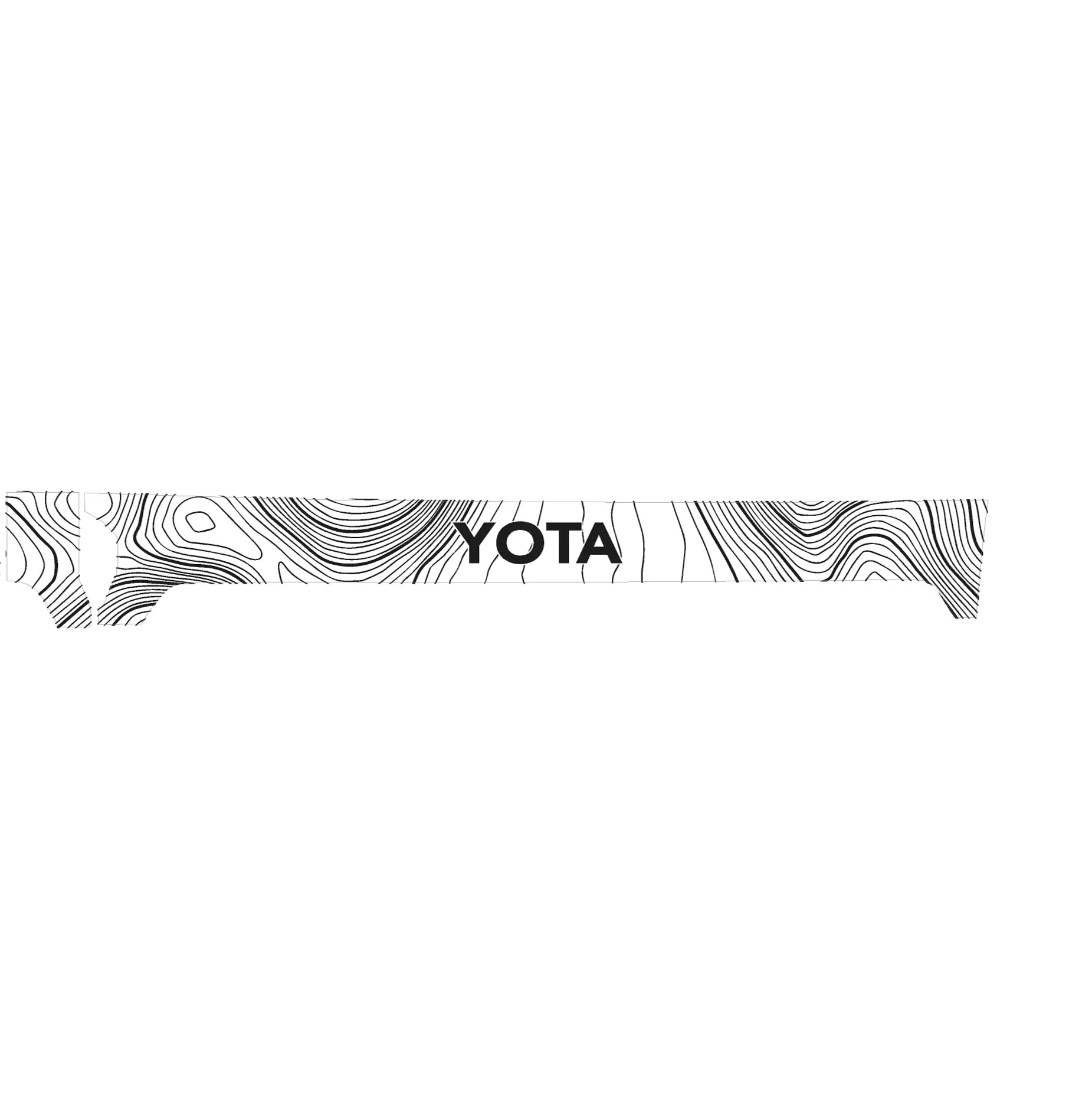 3 Piece Topographic Map Dash Overlays - 2025+ 4Runner StickerFab