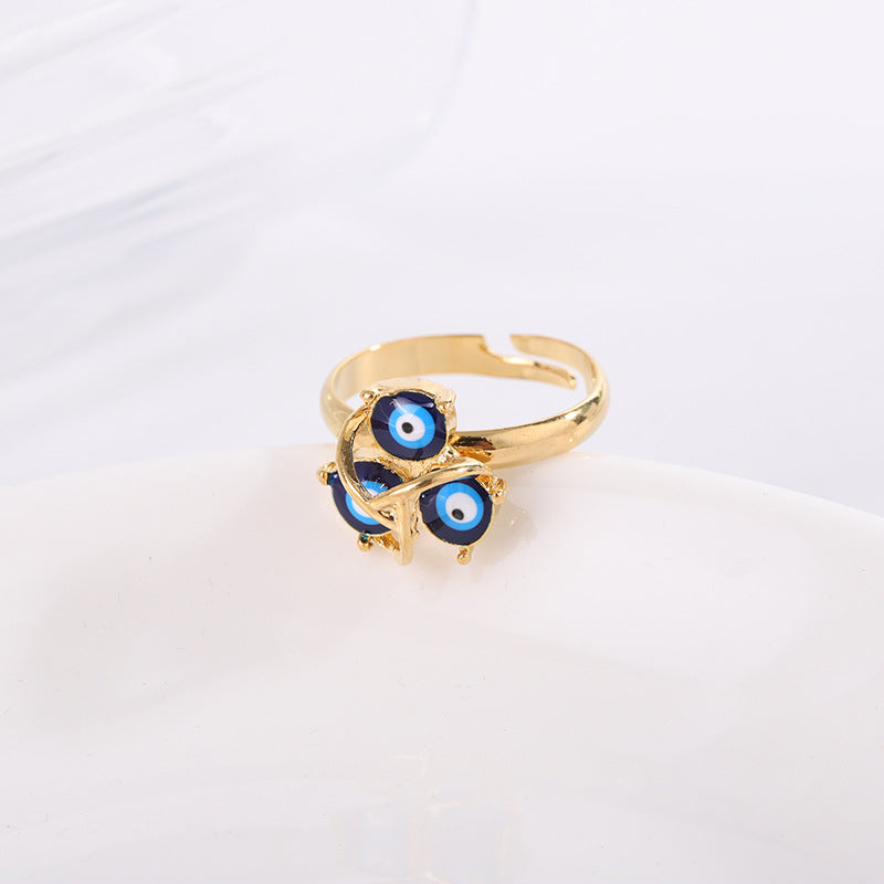 Evil Eye Necklace, Earrings and Ring Set Vera Lux
