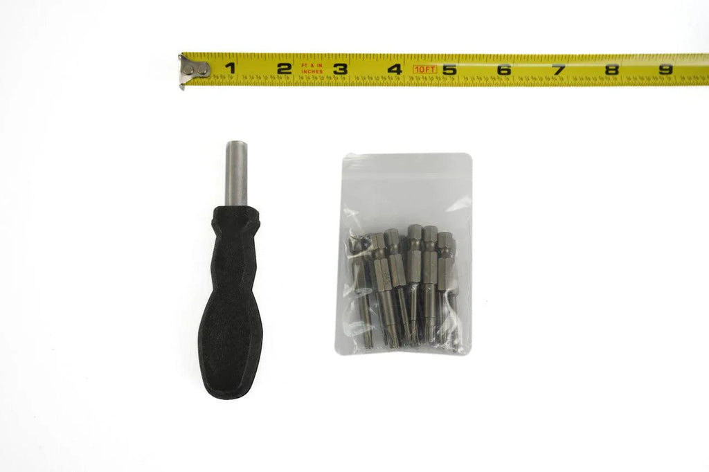 21 Offroad Torx 1/4" Screwdriver Bit Set (T5 T6 T7 T8 T9 T10 T15 T20 T25 T 27 T30 T40) - Universal StickerFab