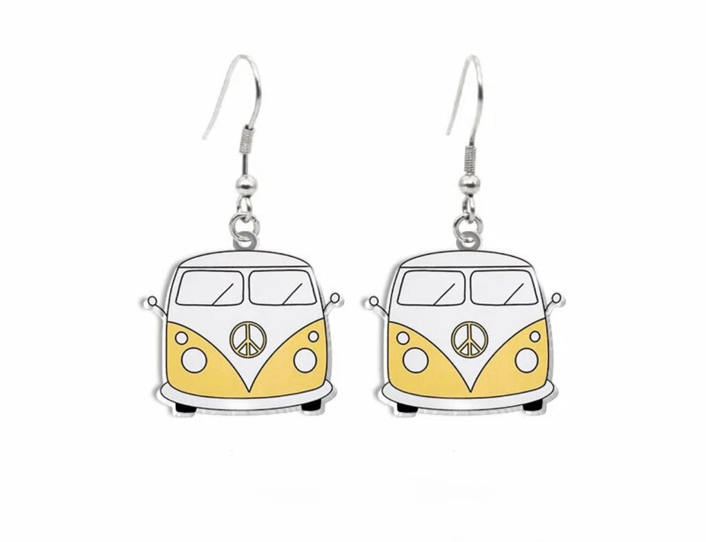 Adorable Vintage Van Earrings Rooted Home Goods