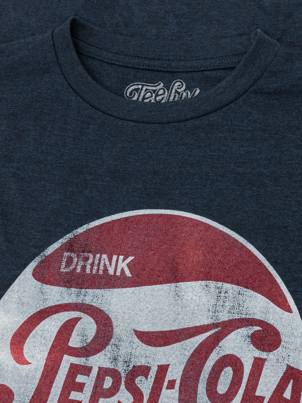 Pepsi Retro Logo T-Shirt - Navy Tee Luv
