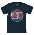 Pepsi Retro Logo T-Shirt - Navy Tee Luv