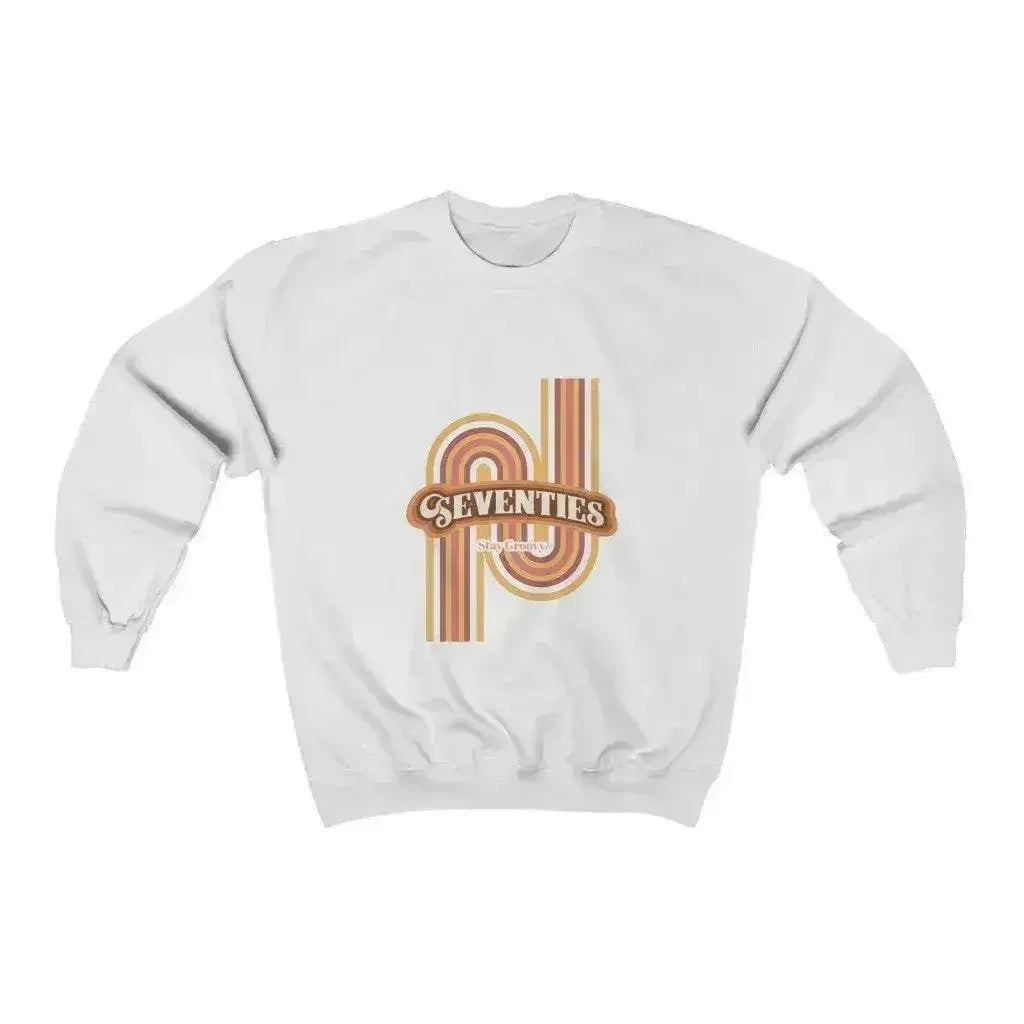 70's Retro Sweatshirt - Vintage Loose Fit Crewneck | Femstylo Femstylo