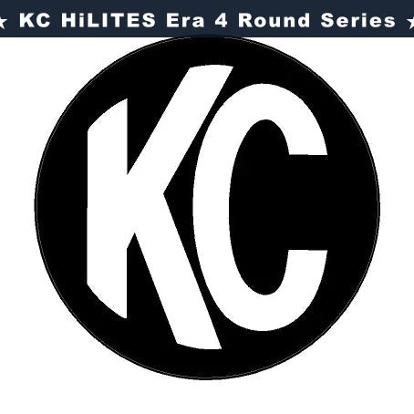 KC HiLITES Era 4 ROUND Series Light Cover Overlays - Universal StickerFab
