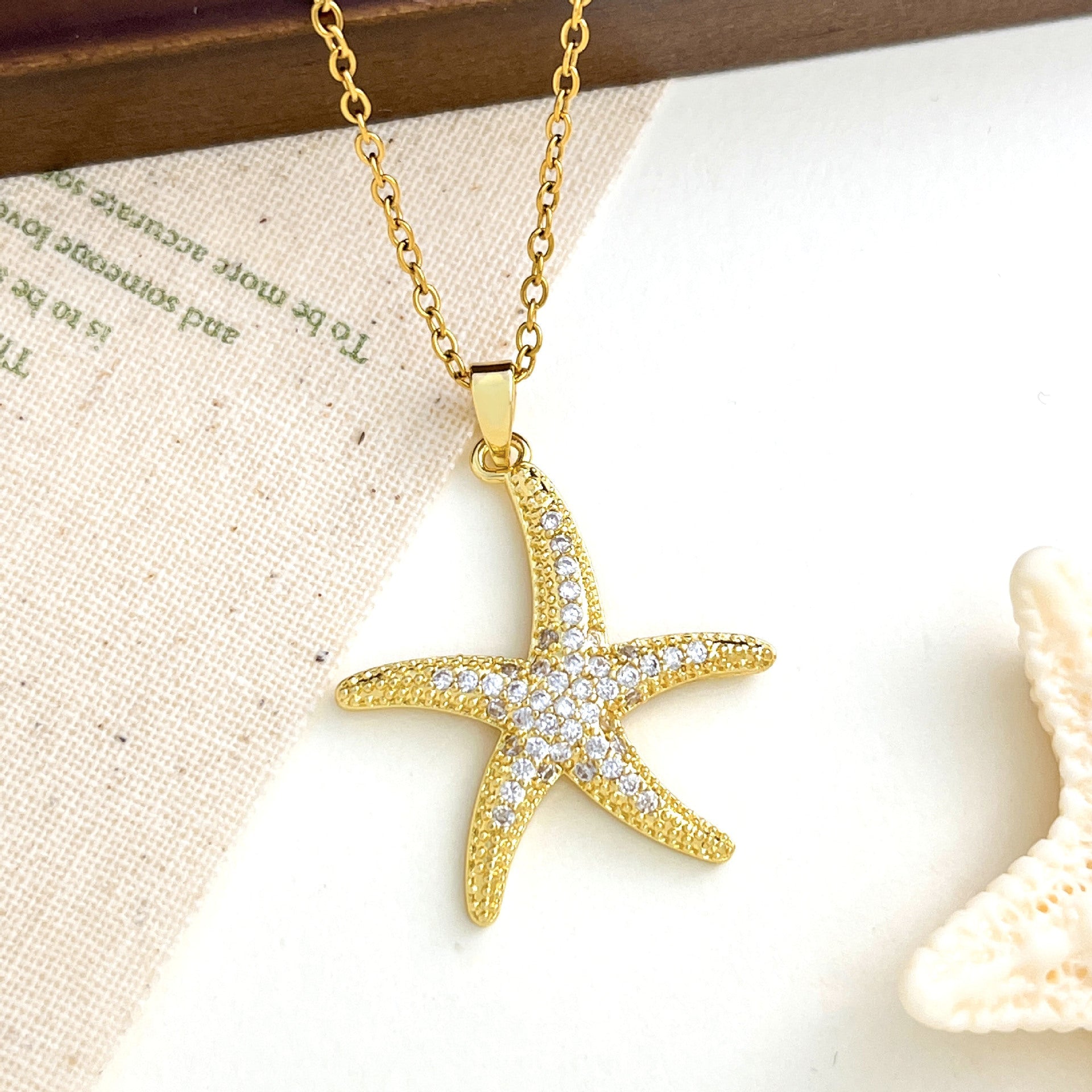 Starfish Boutique Beach Vacation Necklace Vera Lux