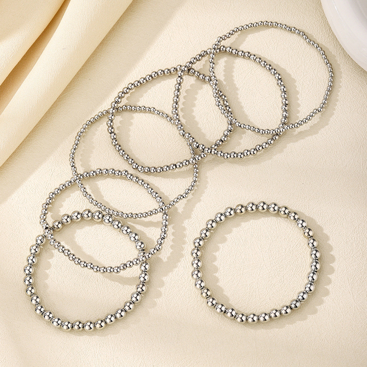 Multi-piece Set Minimalist And Versatile Heart Pendant Bracelet For Women Trendy Style Vera Lux