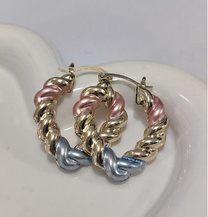 European And American Trendy Womens Copper Earrings Vera Lux