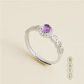 Ring Girl Wang Cai Purple Copper Coin Niche Vera Lux