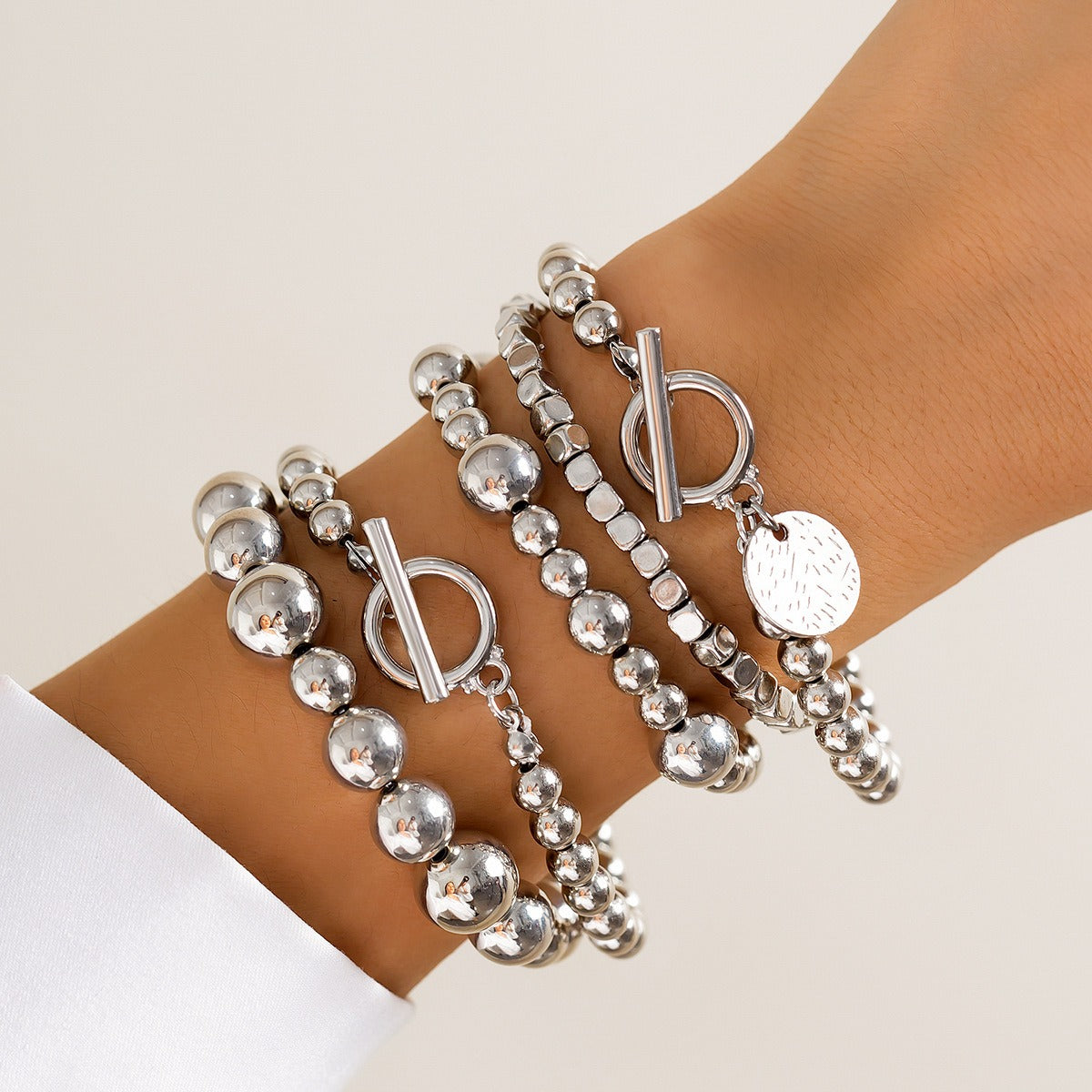 Imitation Pearl Stacking Bracelet Vera Lux