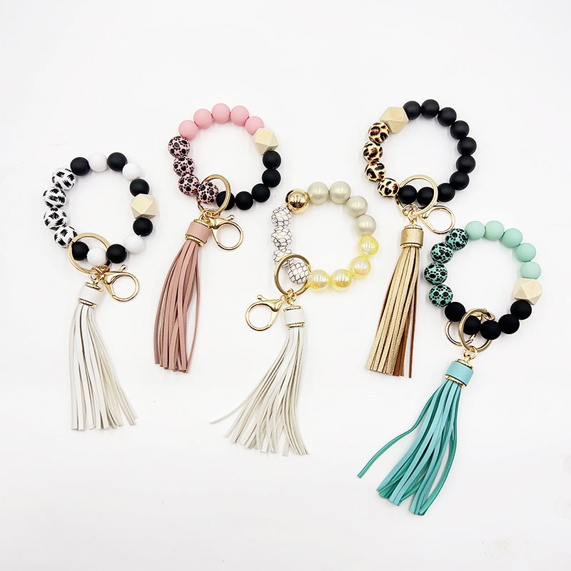 Silicone Tassel Bead Bag Accessory Pendant Vera Lux
