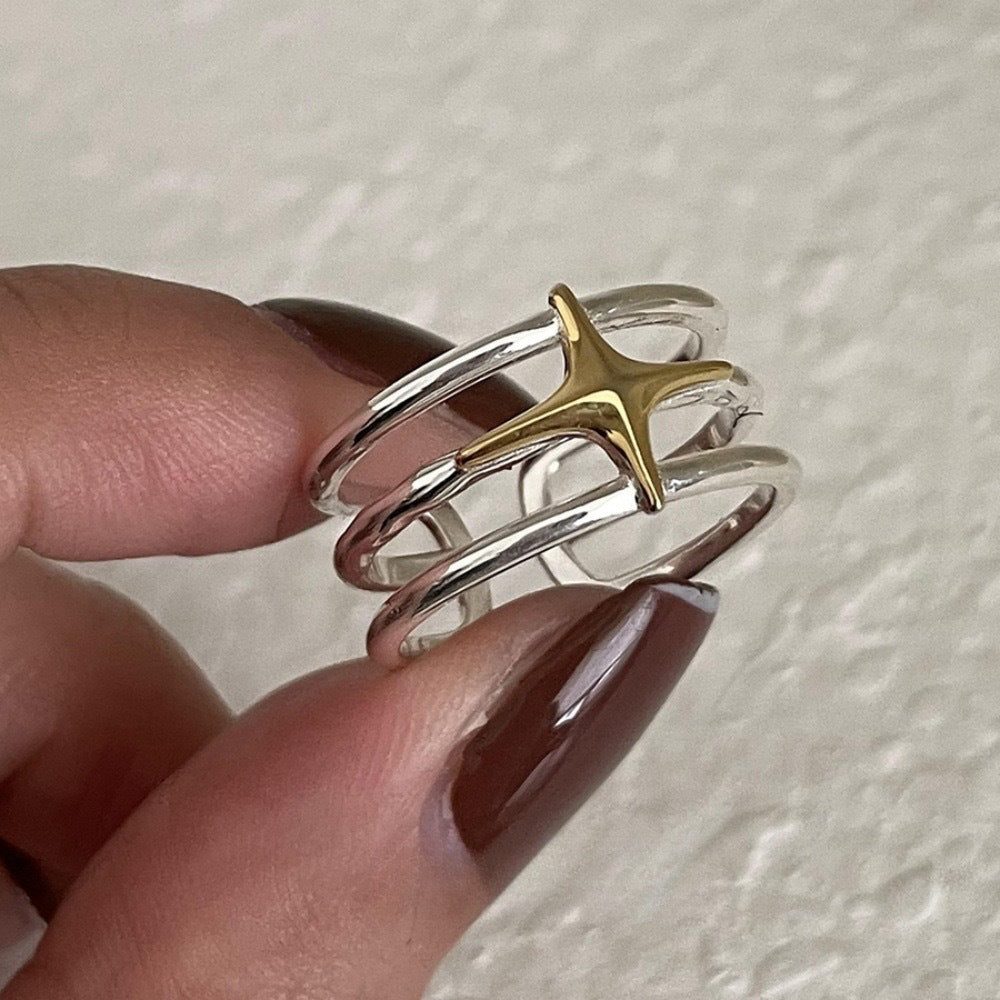 S925 Silver Rings Women, Minimalist Luxury Non-Fading Vintage Statement Rings Vera Lux