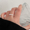 Sweet Heart Stackable Ring For Women, Irregular Unique Heart Shape Adjustable Open Finger Ring, Trendy Forest Style Boho Index Ring Gift Vera Lux