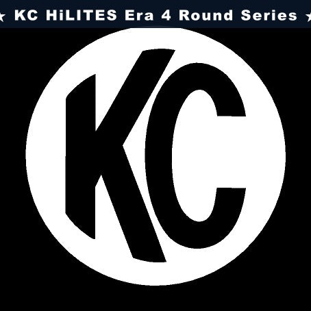 KC HiLITES Era 4 ROUND Series Light Cover Overlays - Universal StickerFab