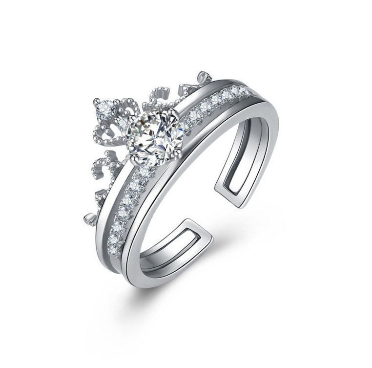 Two-Piece Detachable Double-Layer Combination Drill Opening Crown Ring Vera Lux