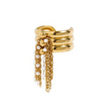18K gold multi-layered ring with tassel design Vera Lux