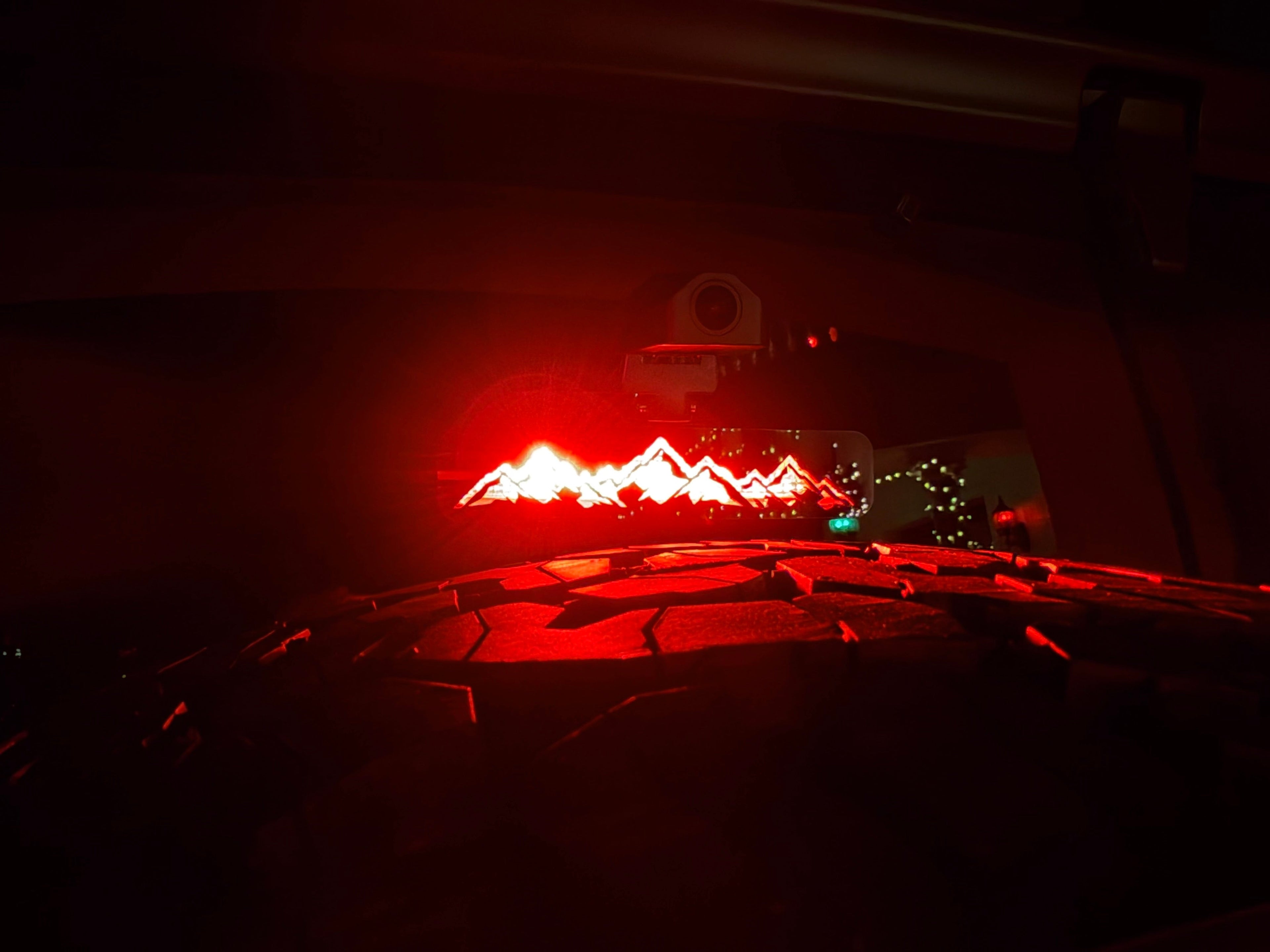 Laser Series Acrylic Third Brake Light Overlay - 2018+ Wrangler JL StickerFab