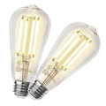 2 Pack - Dimmable Teardrop LED Vintage 60W Eq. The Lamp Goods