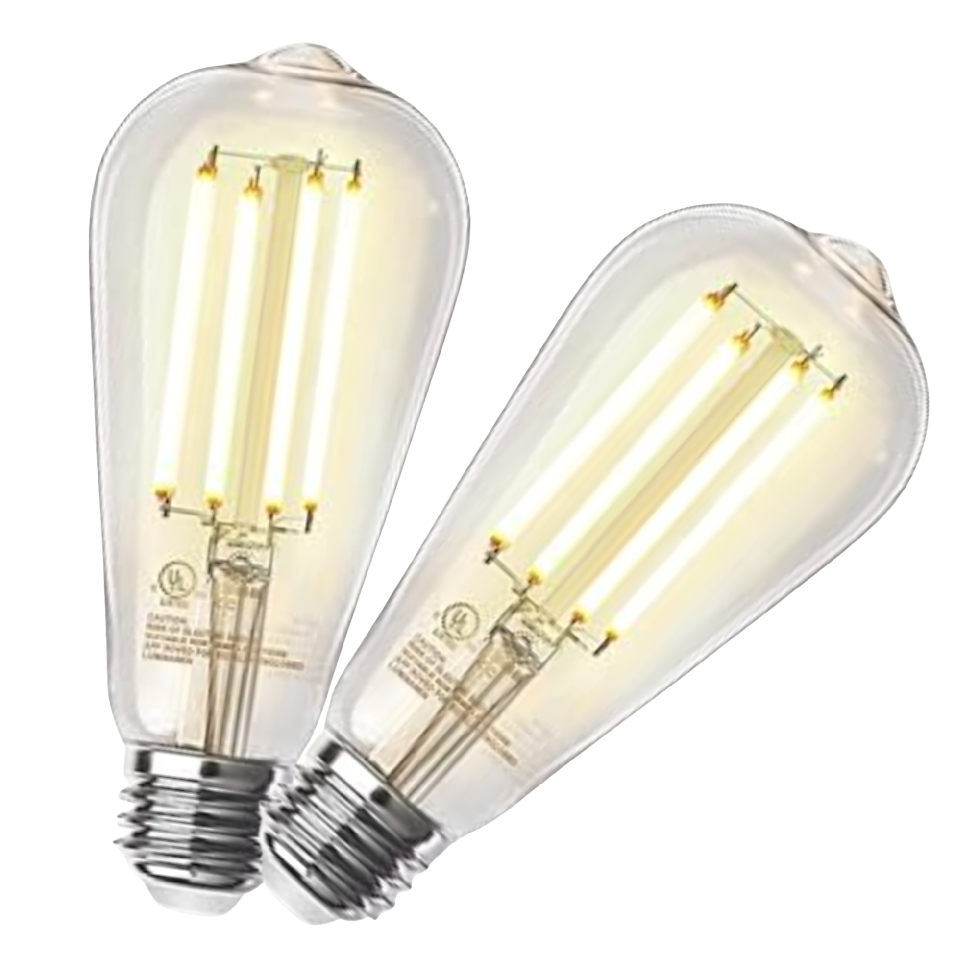2 Pack - Dimmable Teardrop LED Vintage 60W Eq. The Lamp Goods