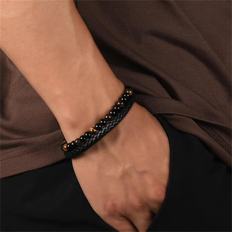 Stainless Steel Multi-layer Bracelet With A Card Vera Lux