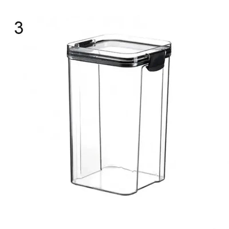 Multipurpose Food Storage Containers Set - Clear Jars with Lids for Cereal, Candy, and Dry Goods My Store
