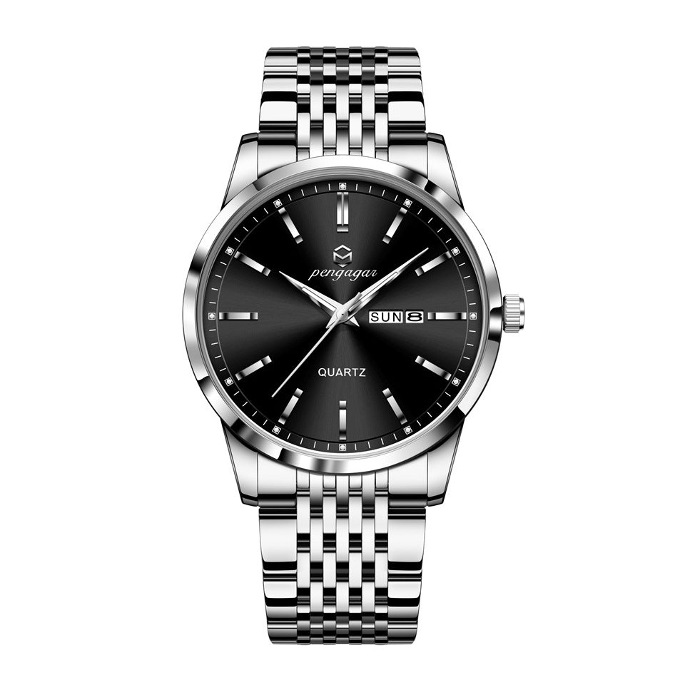 Swiss-brand Mens Watch Water-resistant Quartz Wristwatch Vera Lux