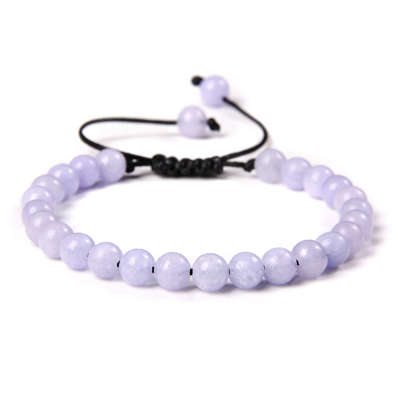 6mm Natural Stone Beads Womens Bracelet Yoga Energy Sports Vera Lux