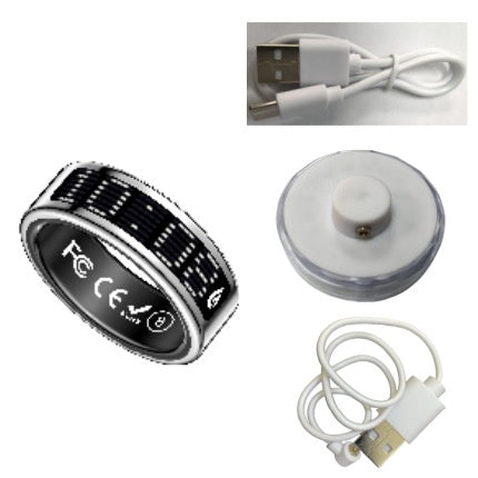 Smart Ring With Display For Counting, Heart Rate, Blood Oxygen, Pressure, Sleep, And Exercise Monitoring, Smart Bracelet For The Middle East Vera Lux