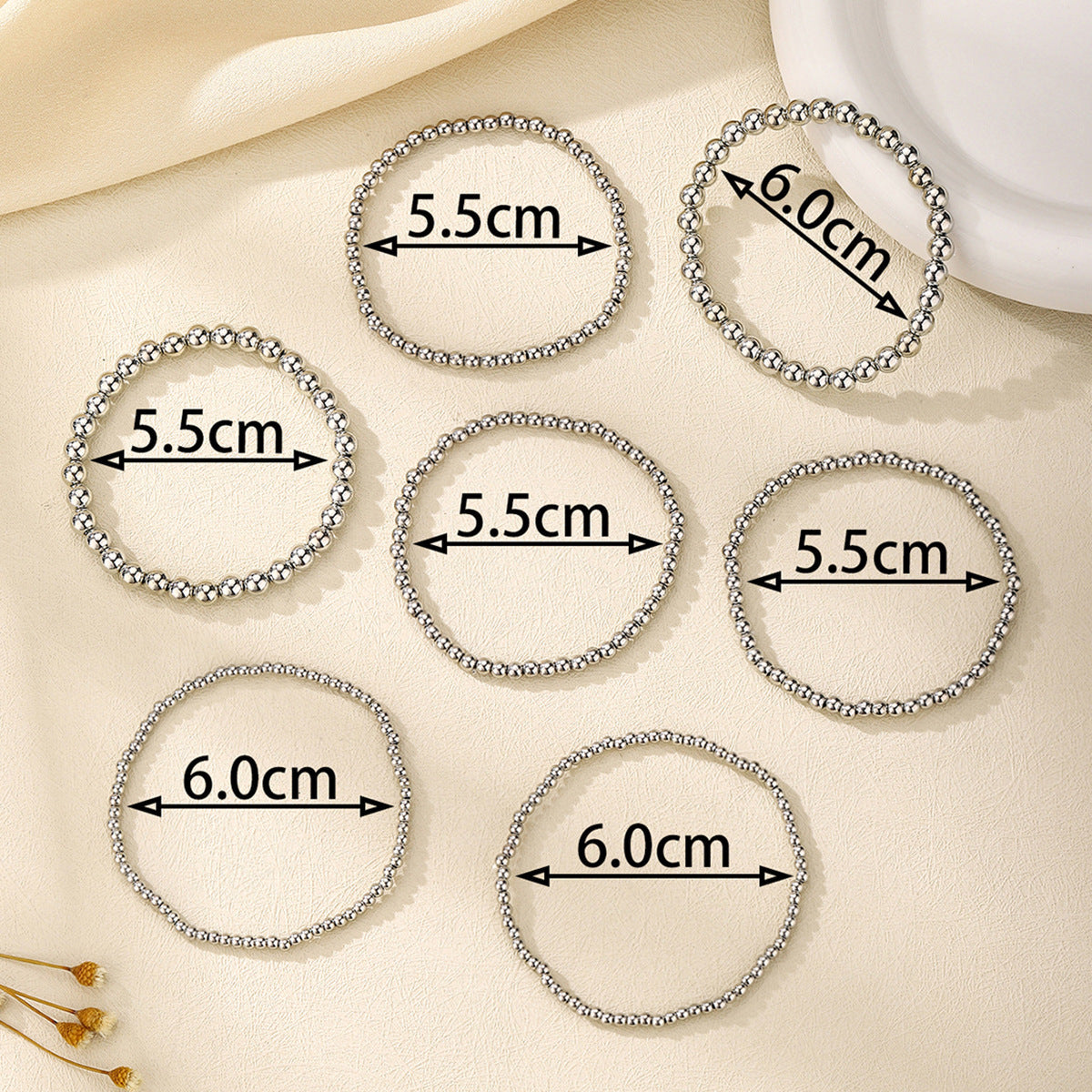 Multi-piece Set Minimalist And Versatile Heart Pendant Bracelet For Women Trendy Style Vera Lux