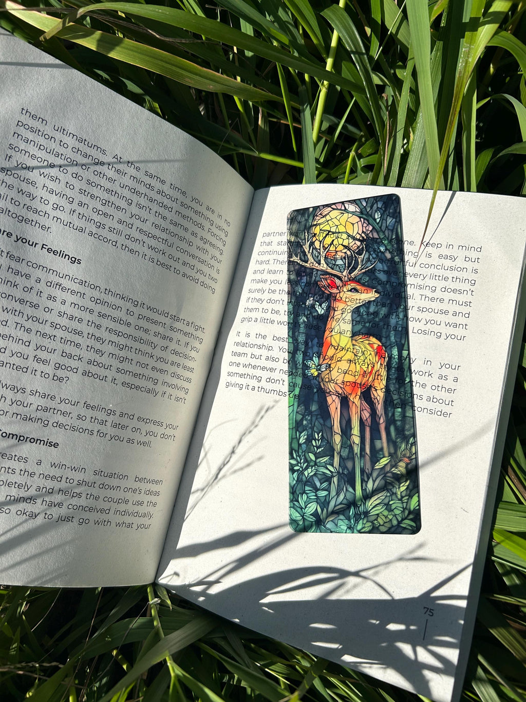 Magical Deer Bookmark – Handmade Fantasy Bookmark, Enchanted Forest Page Marker, Mystical Deer Gift, Unique Book Lover Accessory Magical Bookmarks