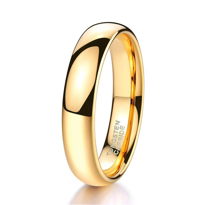Sleek Unisex Polished Tungsten Carbide Ring That Wont Fade Vera Lux