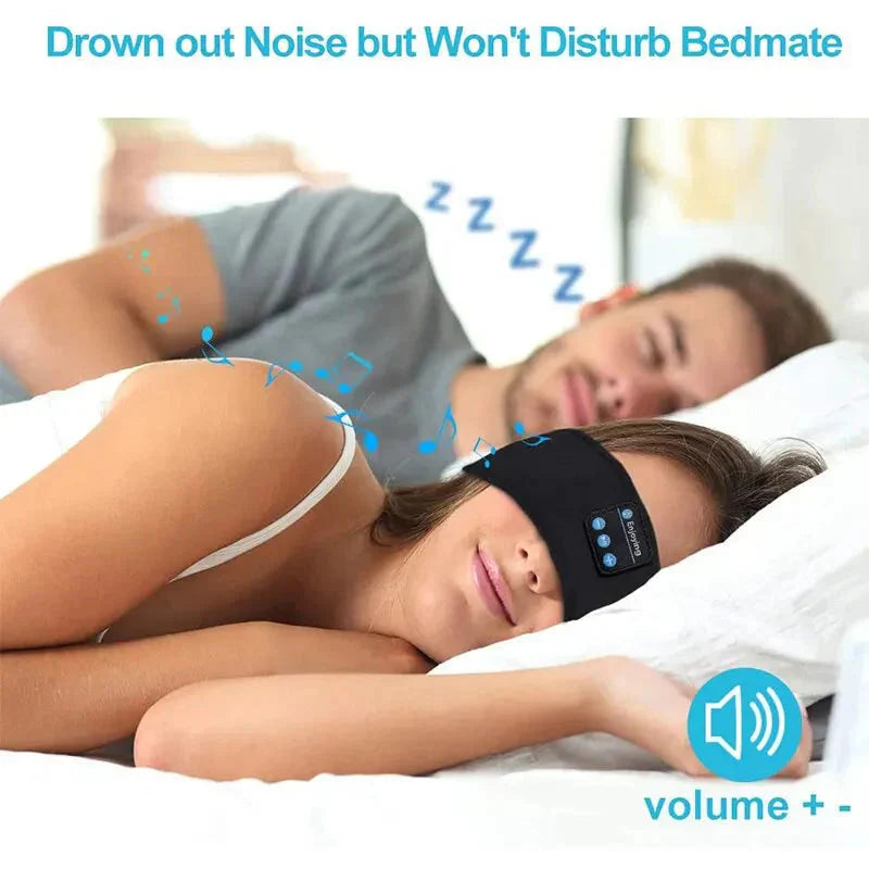 Bluetooth Sleep Headband – Wireless Headphones, Built-In Speakers, Comfortable Fabric, 10-Hour Battery Life Whatever the Treasure