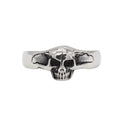 European And American Style Personalized Vintage Skull Titanium Steel Ring Vera Lux
