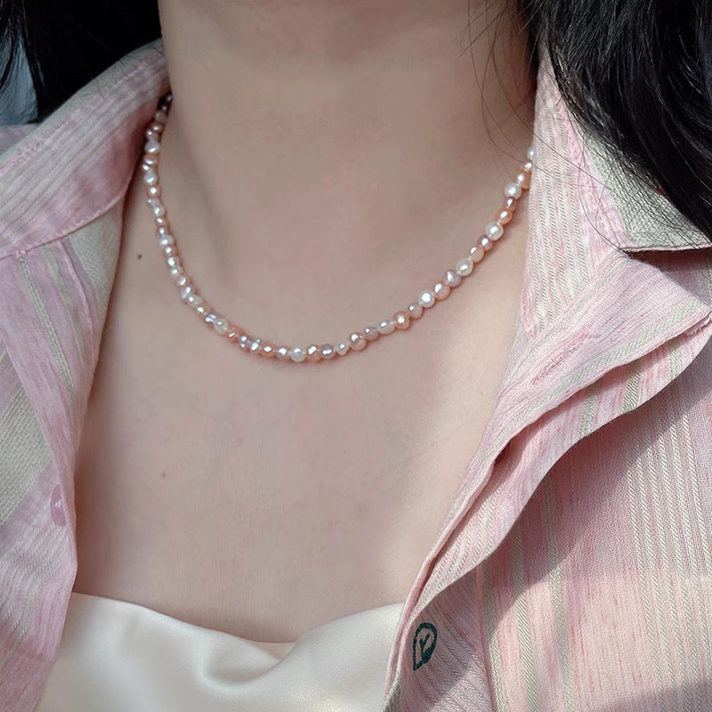 Natural Freshwater Baroque Pearl Necklace Accessory For Women Vera Lux