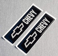 2x Domed Bowtie Emblem Inserts for Weathertech Floor Mats - Fits Chevy / Chevrolet StickerFab
