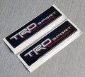 2x Domed Toyota TRD Sport Emblem Inserts for Weathertech Floor Mats Tacoma Tundra StickerFab