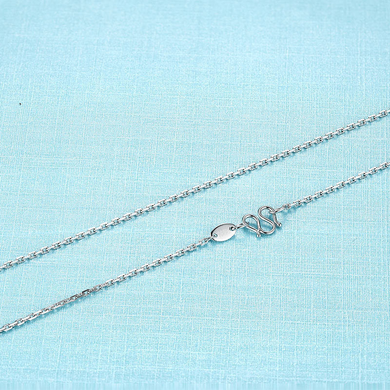 Women's Clavicle Simple Lapis Lazuli Heart Pendant Vera Lux