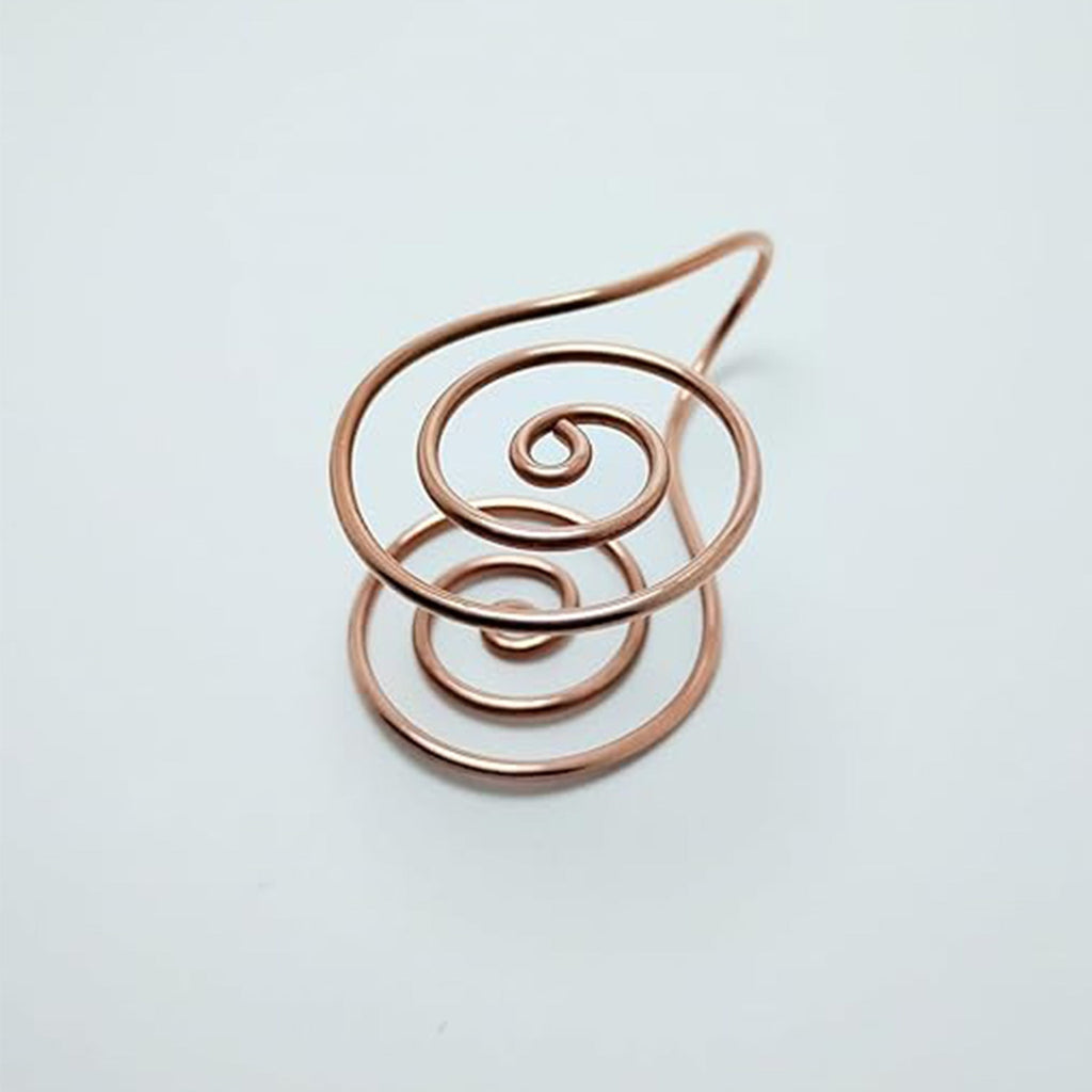 Fashionable Personalized Spiral Palm Ring Earrings Vera Lux