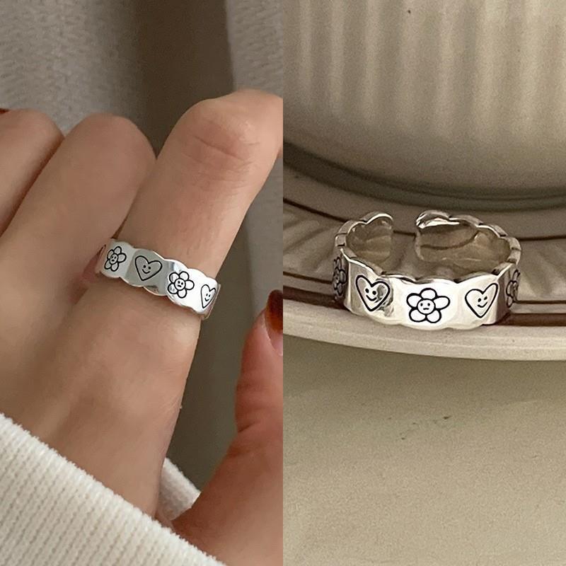 925 Sterling Silver Irregular Plain Band Ring For Women, Minimalist INS Style, Non-Tarnish Versatile Stackable Finger Rings Vera Lux