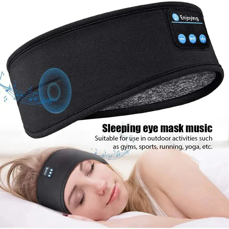 Bluetooth Sleep Headband – Wireless Headphones, Built-In Speakers, Comfortable Fabric, 10-Hour Battery Life Whatever the Treasure