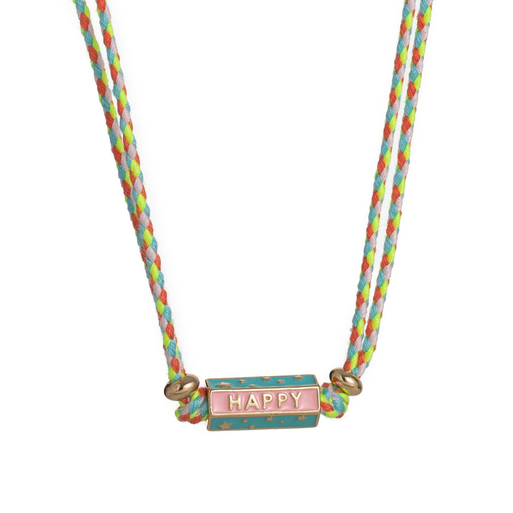 Bohemian style colorful love pendant necklace bracelet Vera Lux