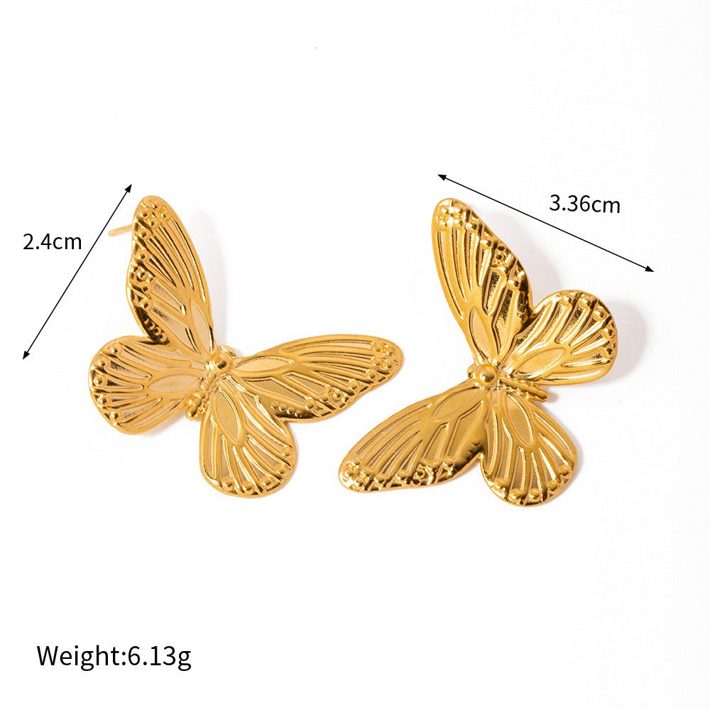 18K goldfish-shaped earrings with pearl design Vera Lux