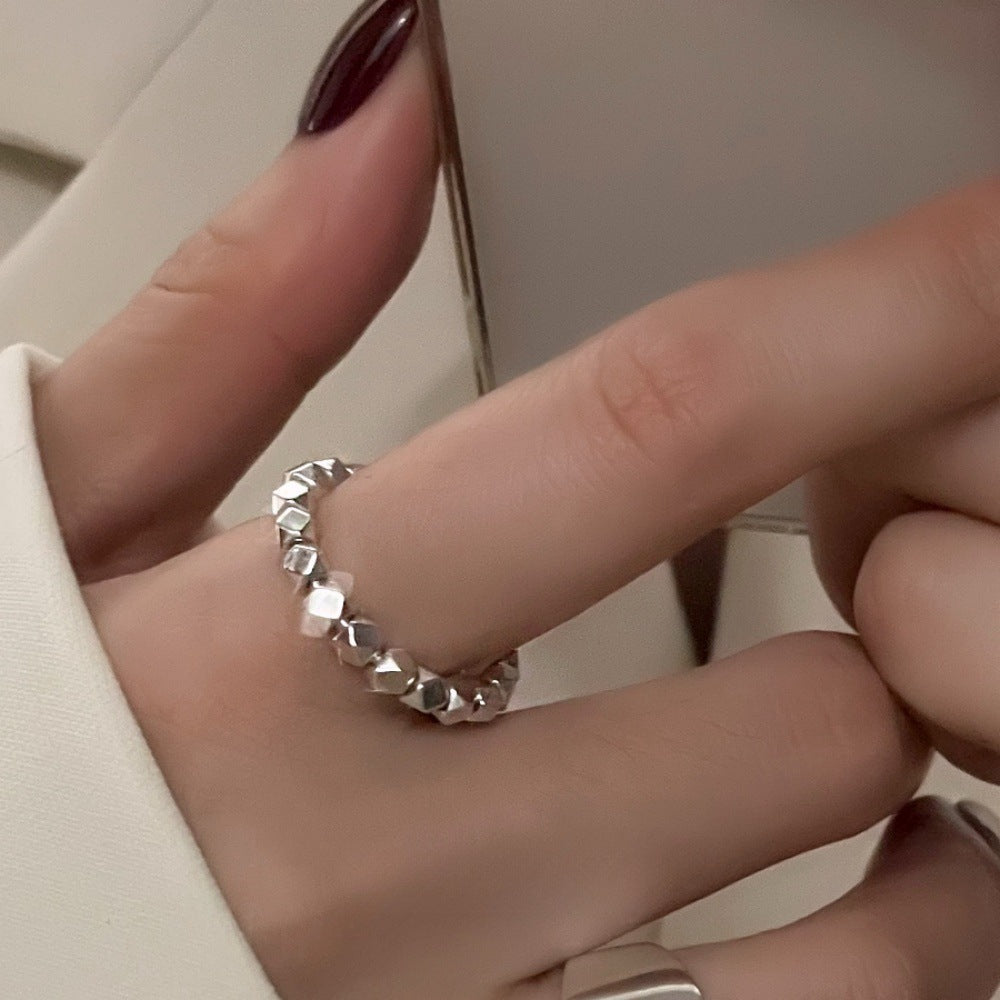 S925 Silver Women Rings, High-End Minimalist Non-Fading Vintage Bands Vera Lux
