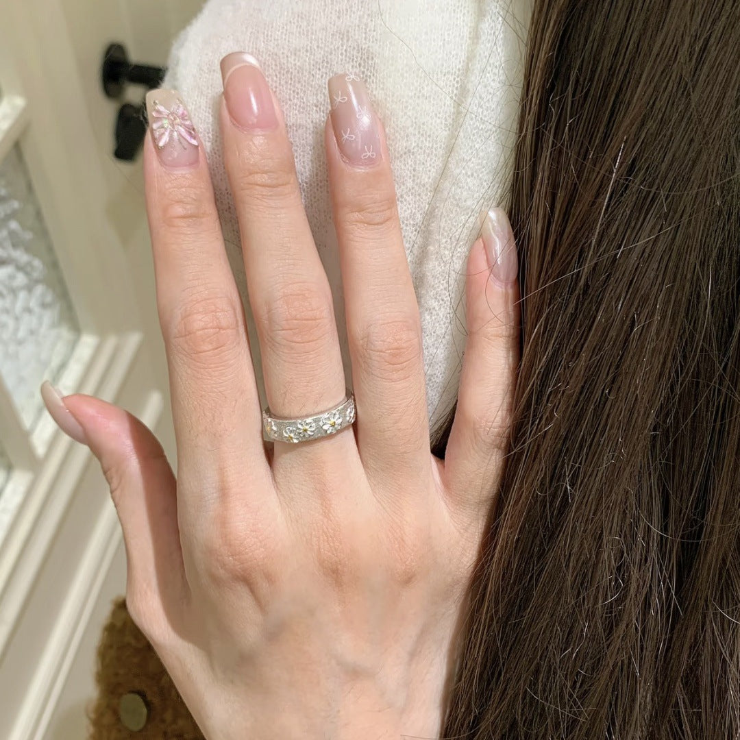 Fashionable Brushed Ring For Women Vera Lux