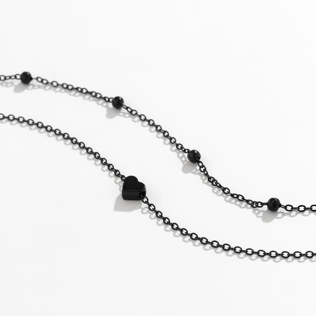 Light luxury fashion imitation pearl heart anklet Vera Lux