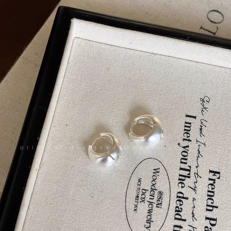 Women's Pure Silver Post Earrings With Traditional Brushed Craft, Light Luxury High-end Stud Earrings, 2026 New Bestseller, Exquisite Niche Ear Jewelry Vera Lux