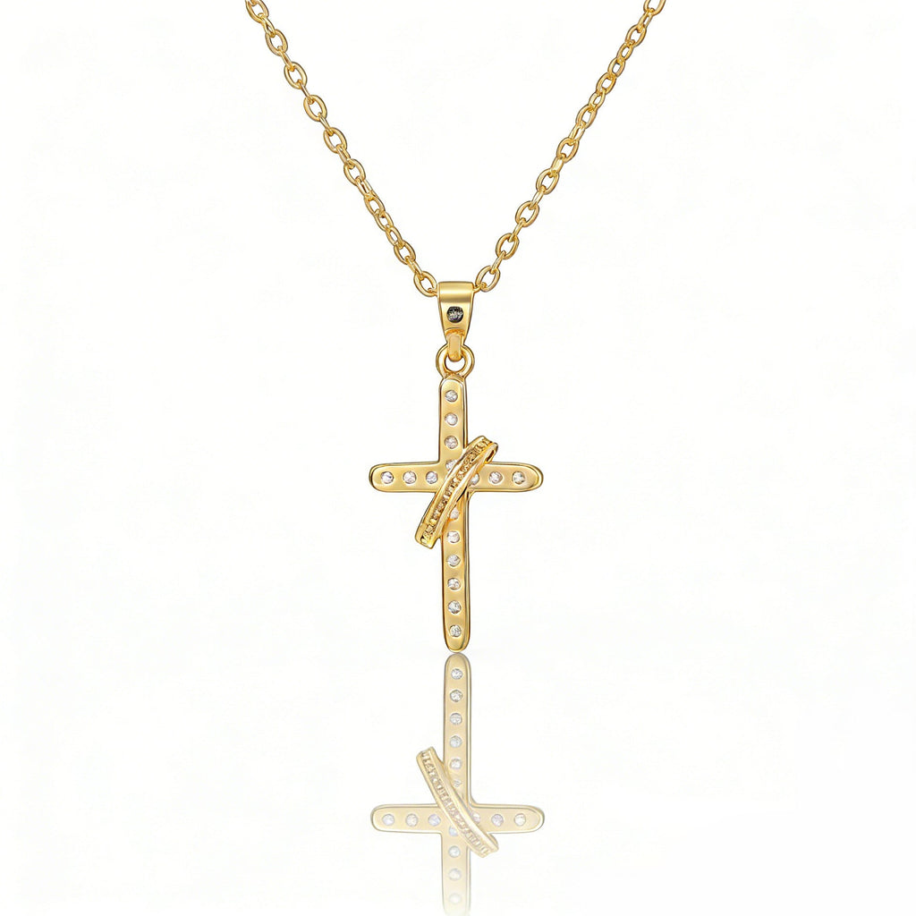 Simple Cross Pendant Necklace For Women Vera Lux