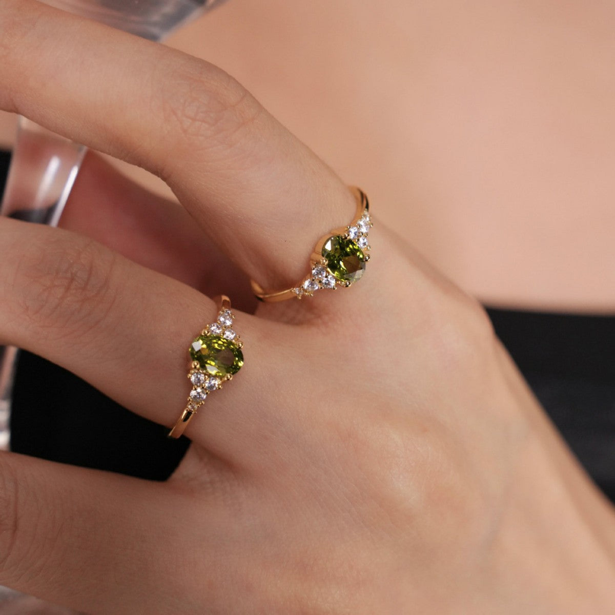 High-end Light-luxury Sparkling Versatile Open-ring For Women Vera Lux